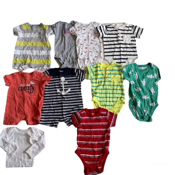 Lot Baby boy clothes 31pcs 6 months GAP, Old Navy, Carters, Jumping Beans - Picture 3 of 10